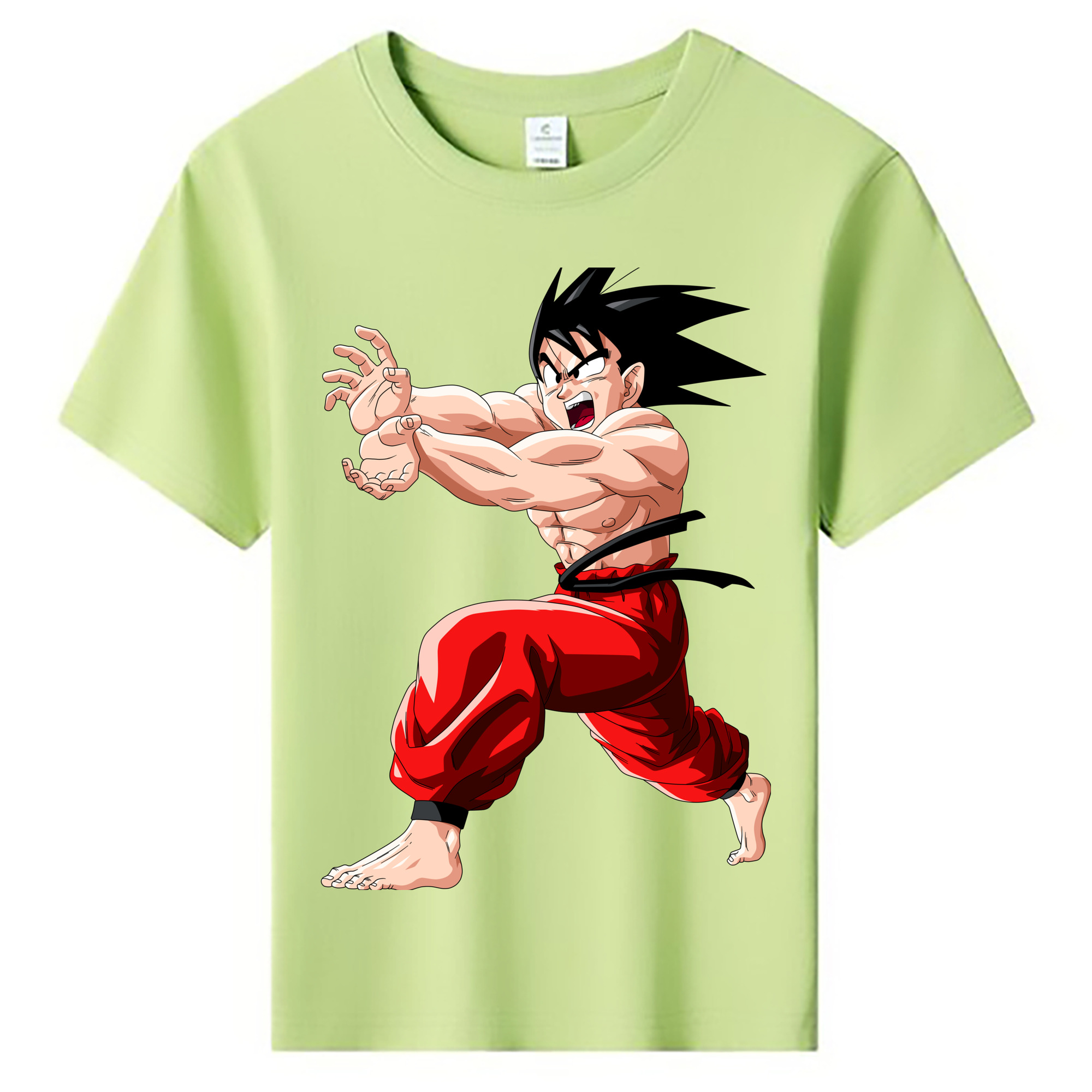 （画像用） ドラゴンボール 孫悟空（そん ごくう）Son Goku カカロット DRAGON BALL Kakarotto 綿100％キッズTシャツ（フロントプリント）
